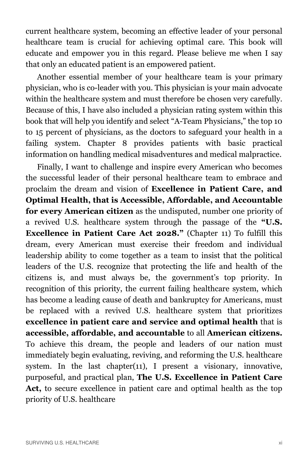 Surviving U.S. Healthcare, preview page 3 of 18