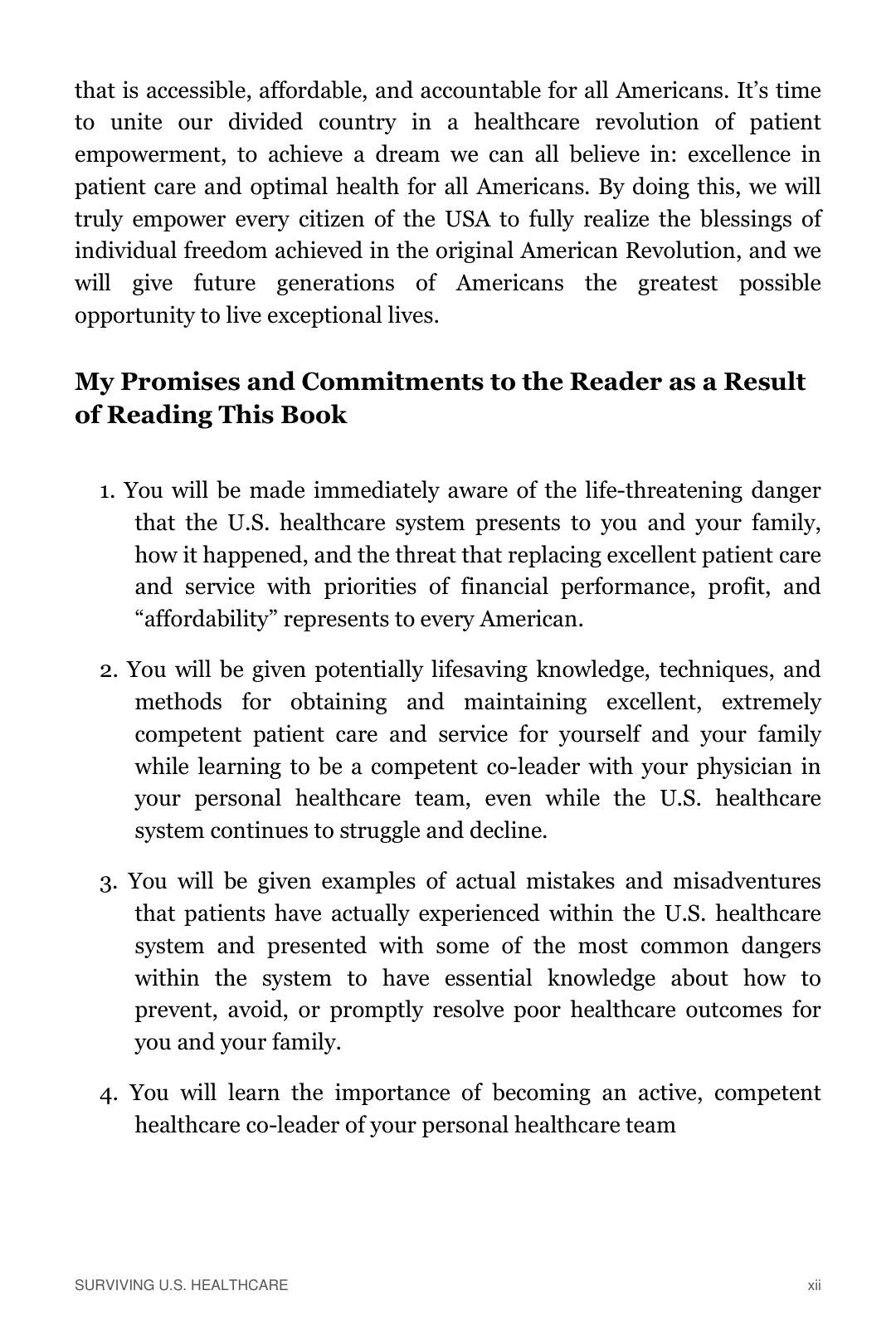Surviving U.S. Healthcare, preview page 4 of 18