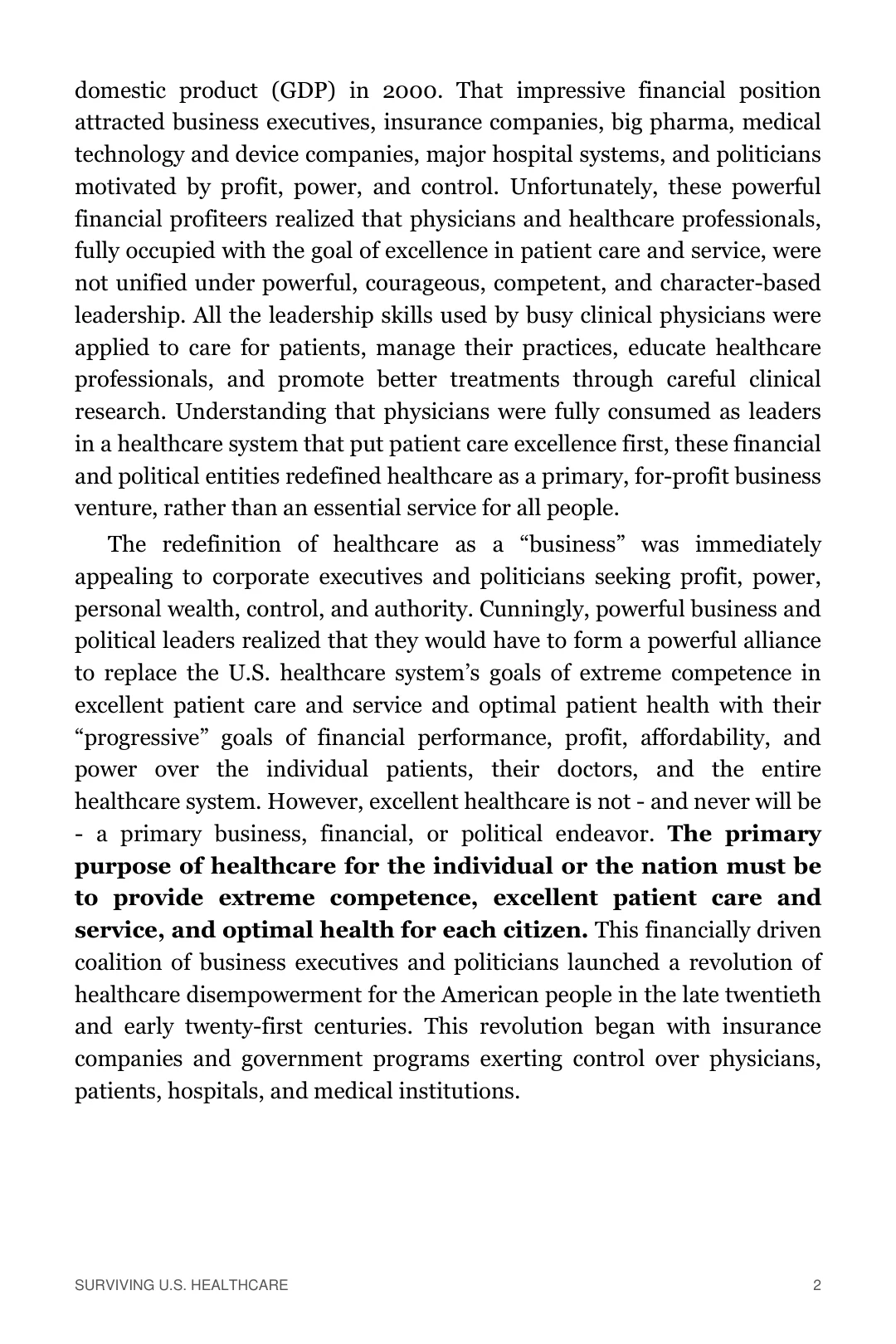 Surviving U.S. Healthcare, preview page 8 of 18