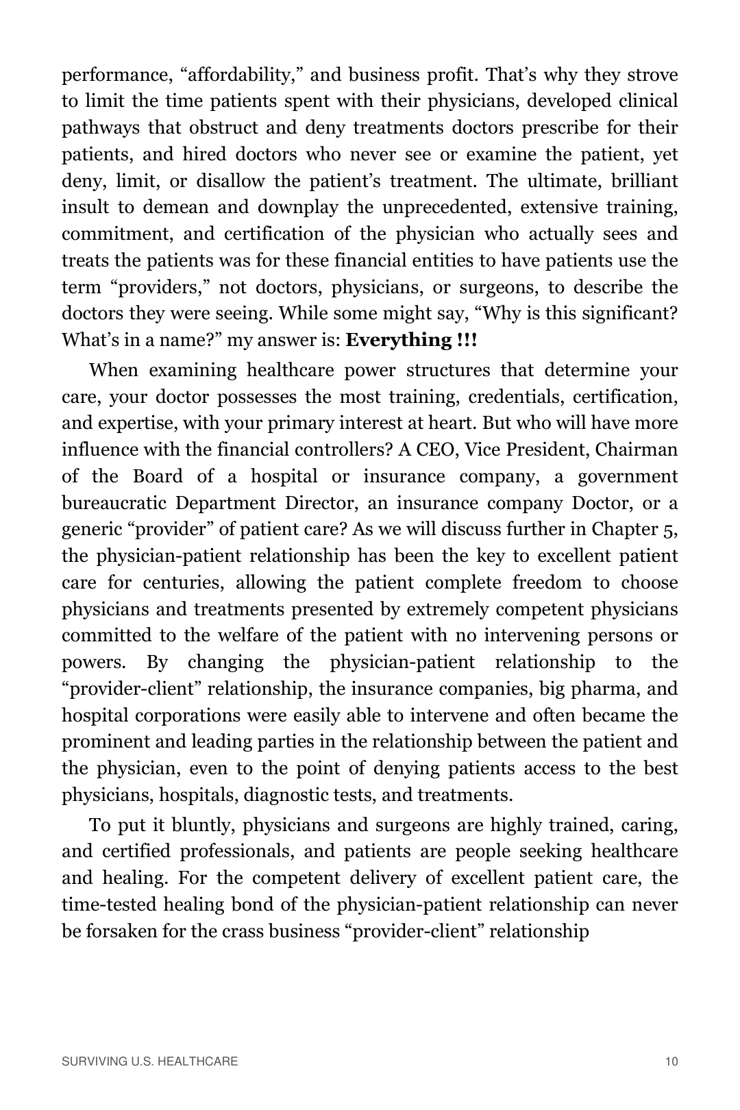 Surviving U.S. Healthcare, preview page 16 of 18